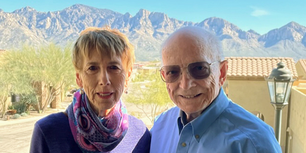 Philip and Kathy outdoors